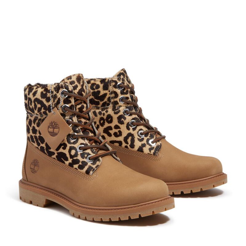 Timberland Women's Leopard  6-Inch Premium Waterproof Boot image number 1